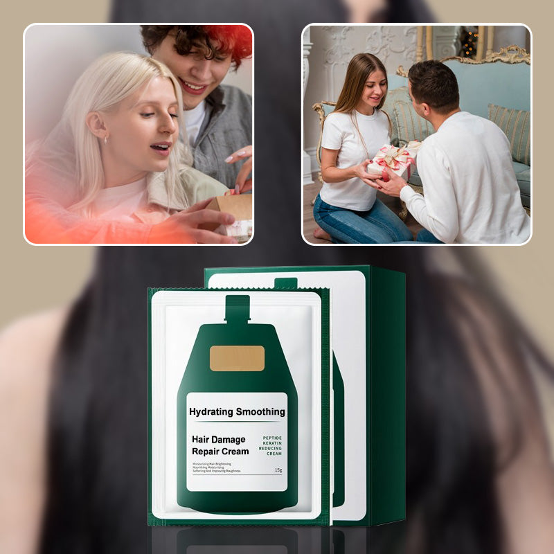 💥✨ Crema Hidratante Reparadora para Cabello Dañado – Suavidad y Brillo al Instante