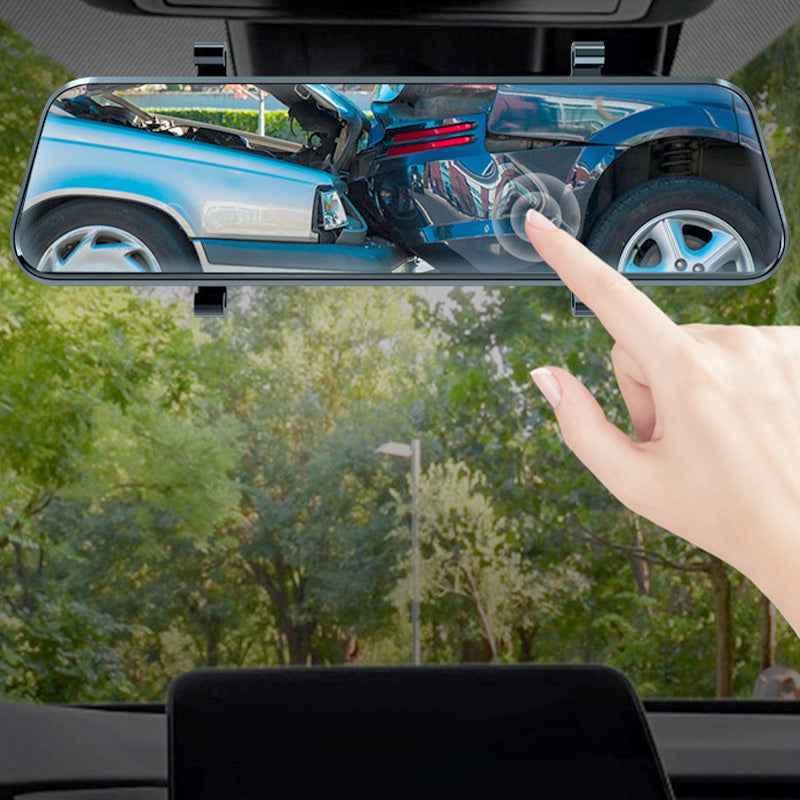 ⏰🔥 ¡50% DE DESCUENTO POR TIEMPO LIMITADO! 🚗 Cámara de Salpicadero con Espejo Retrovisor – Seguridad y Grabación HD Todo en Uno 📹✨