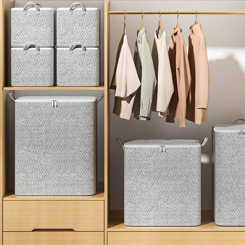 📦✨ Caja Organizadora Extragrande con Tapa – Perfecta para Almacenar Ropa, Mantas y Ropa de Cama 🛏️💖