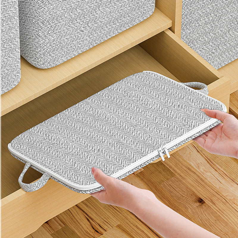 📦✨ Caja Organizadora Extragrande con Tapa – Perfecta para Almacenar Ropa, Mantas y Ropa de Cama 🛏️💖