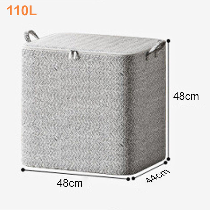 📦✨ Caja Organizadora Extragrande con Tapa – Perfecta para Almacenar Ropa, Mantas y Ropa de Cama 🛏️💖