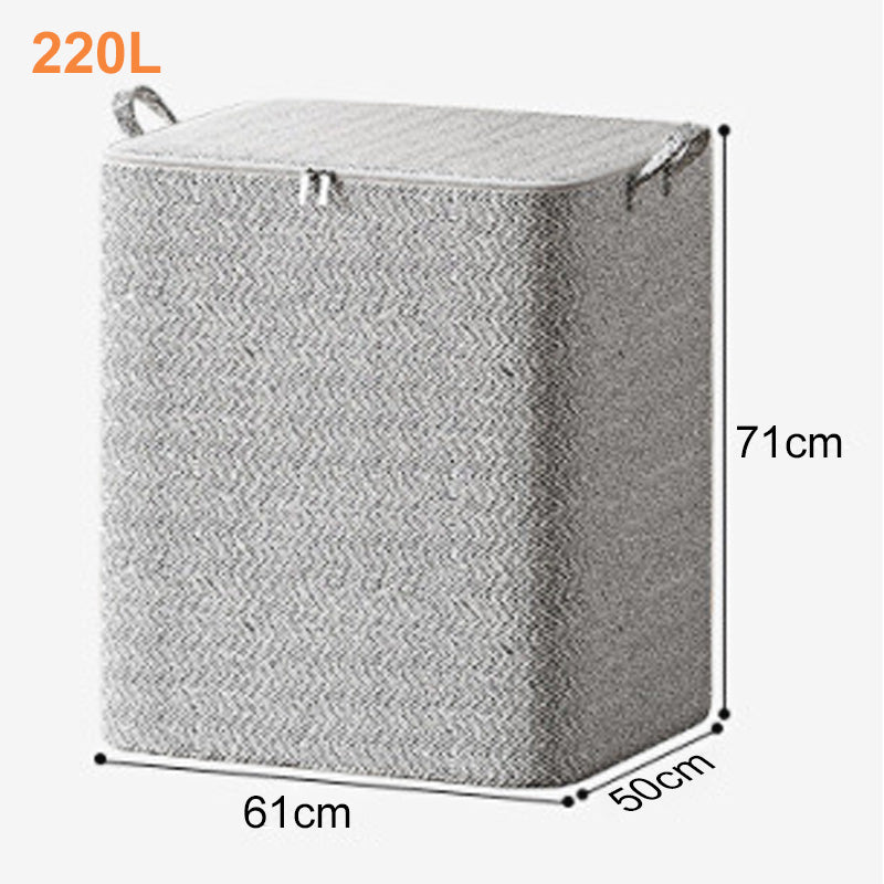 📦✨ Caja Organizadora Extragrande con Tapa – Perfecta para Almacenar Ropa, Mantas y Ropa de Cama 🛏️💖