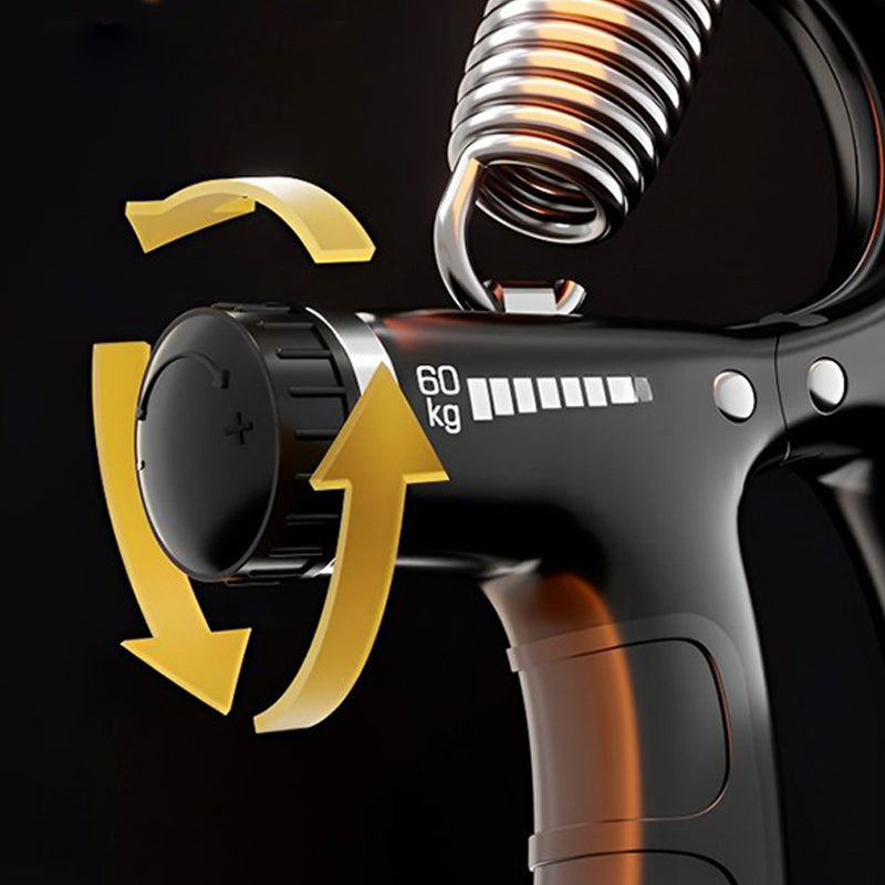💪🔥 Entrenador de Fuerza de Agarre Ajustable con Contador Integrado ✨ 📊 Controla tu progreso | ⚙️ Resistencia regulable | 🖐️ Mejora fuerza y potencia de la mano | 🚀 Compacto y eficaz