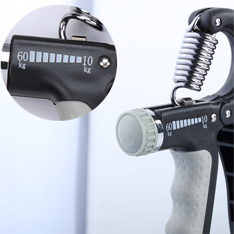 💪🔥 Entrenador de Fuerza de Agarre Ajustable con Contador Integrado ✨ 📊 Controla tu progreso | ⚙️ Resistencia regulable | 🖐️ Mejora fuerza y potencia de la mano | 🚀 Compacto y eficaz