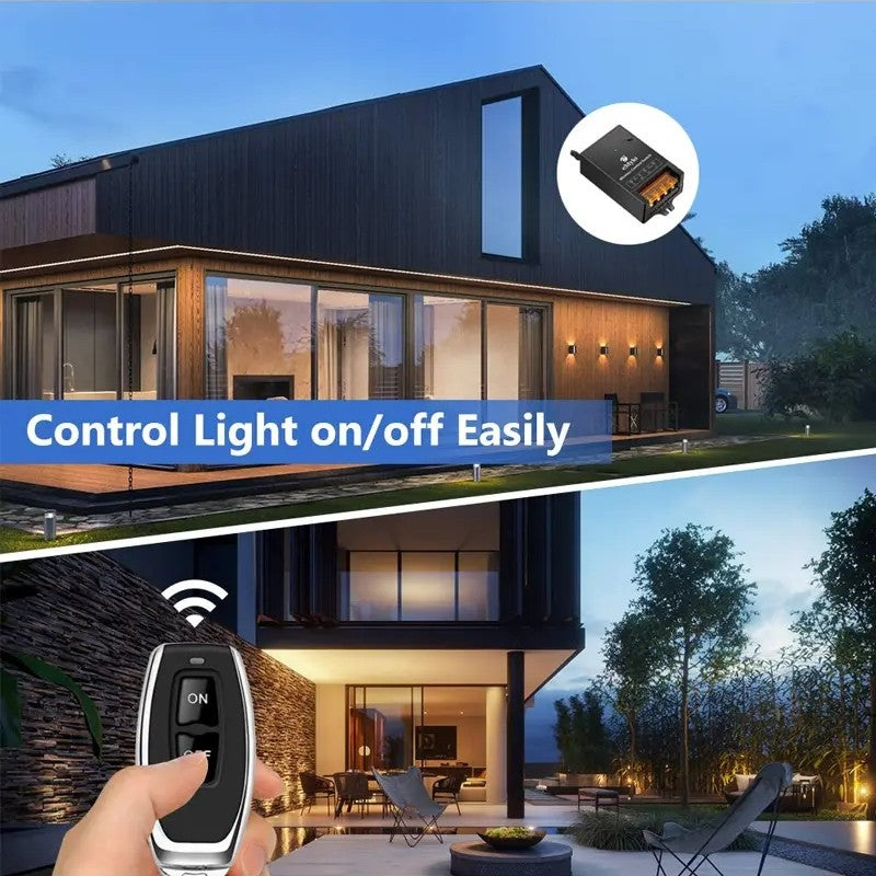 ⚡📡 ¡50% DE DESCUENTO! Kit de Interruptor y Receptor Inalámbrico – Sin Cableado | Compra 2 y Llévate 1 Gratis