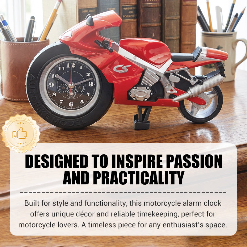 🏍️⏰🔥 ¡50% OFF por Tiempo Limitado! Reloj Despertador con Diseño de Motocicleta – Estilo Único y Llamativo ✨