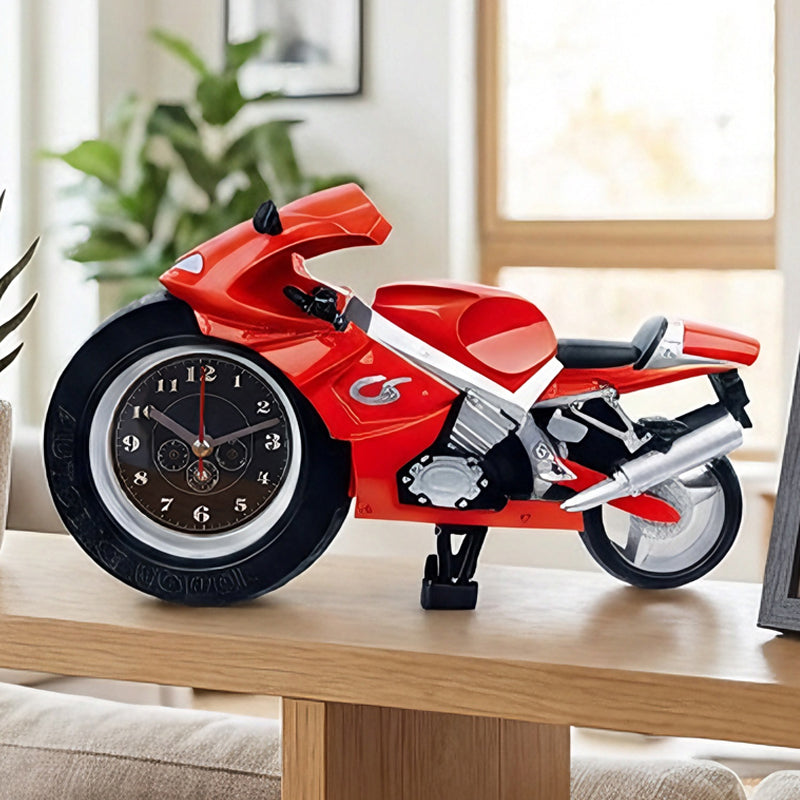🏍️⏰🔥 ¡50% OFF por Tiempo Limitado! Reloj Despertador con Diseño de Motocicleta – Estilo Único y Llamativo ✨