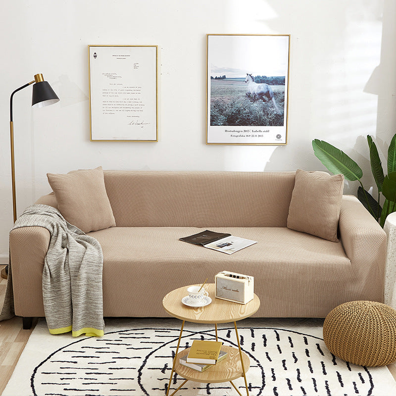 🛋️ Funda Elástica de Sofá de Punto Jacquard – Ajuste Perfecto y Protección Elegante para tu Mueble ✨💖