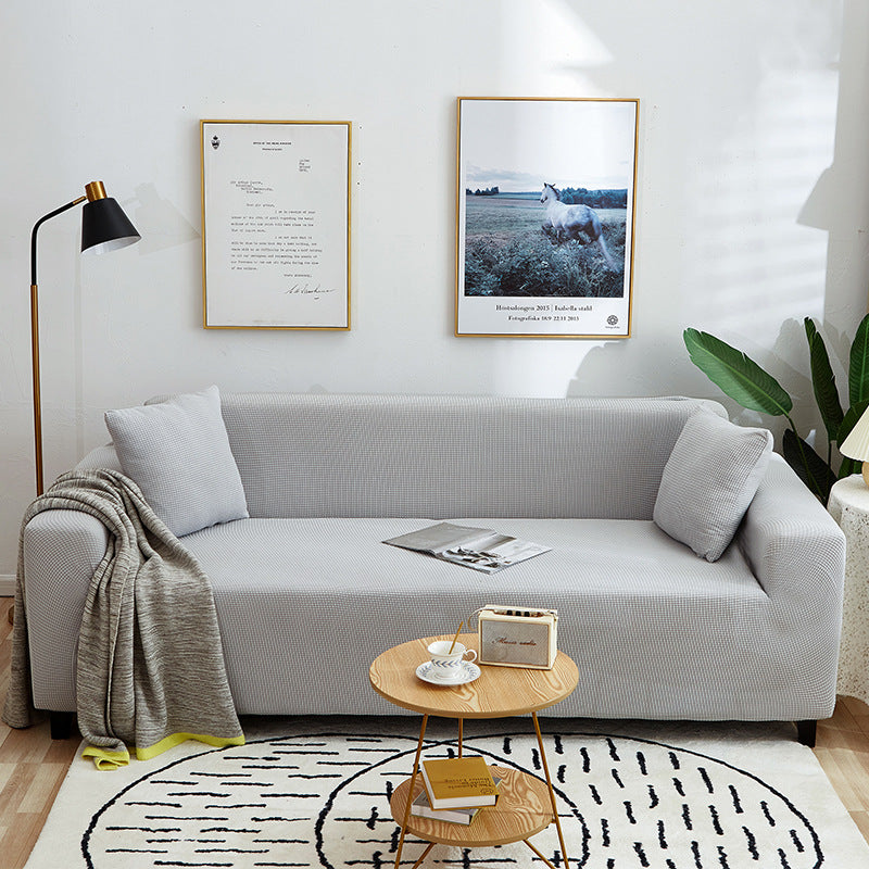 🛋️ Funda Elástica de Sofá de Punto Jacquard – Ajuste Perfecto y Protección Elegante para tu Mueble ✨💖