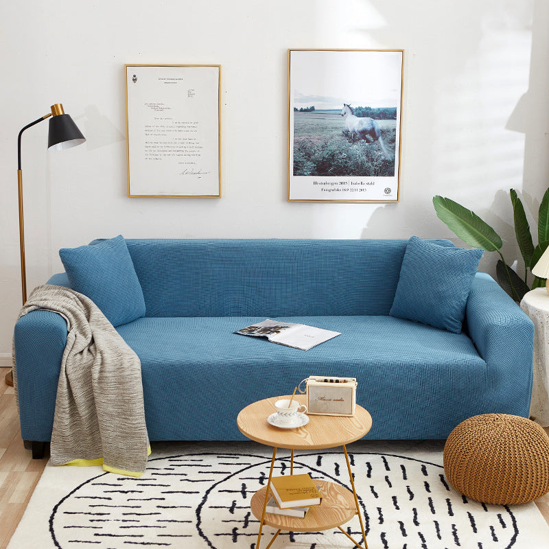 🛋️ Funda Elástica de Sofá de Punto Jacquard – Ajuste Perfecto y Protección Elegante para tu Mueble ✨💖