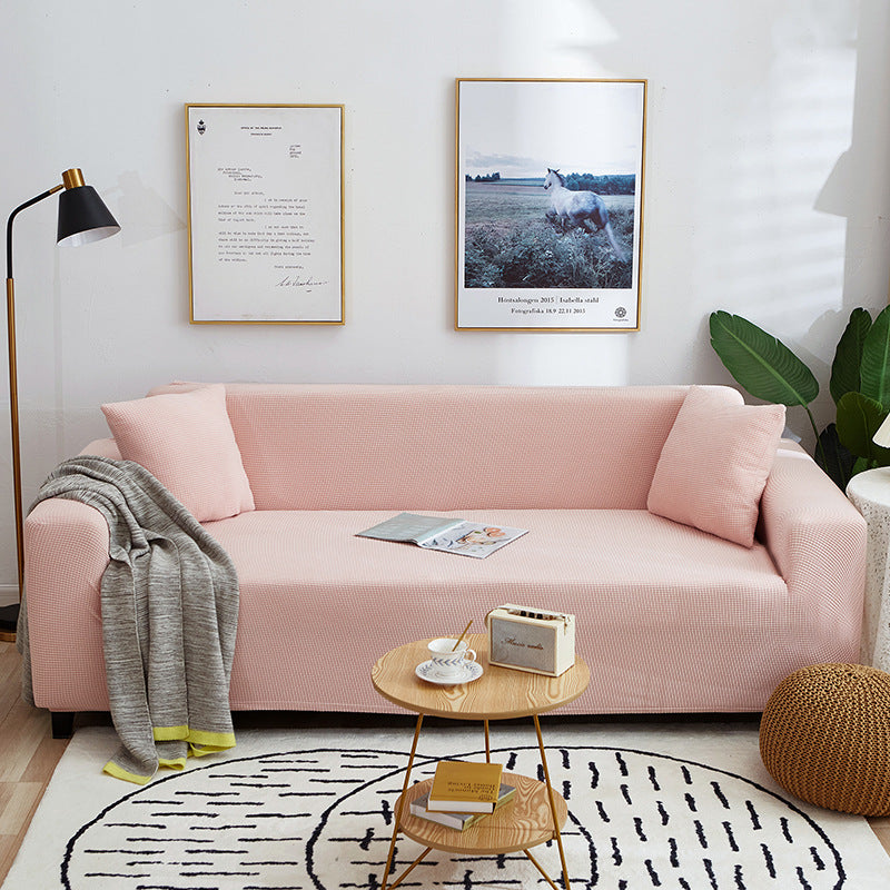 🛋️ Funda Elástica de Sofá de Punto Jacquard – Ajuste Perfecto y Protección Elegante para tu Mueble ✨💖