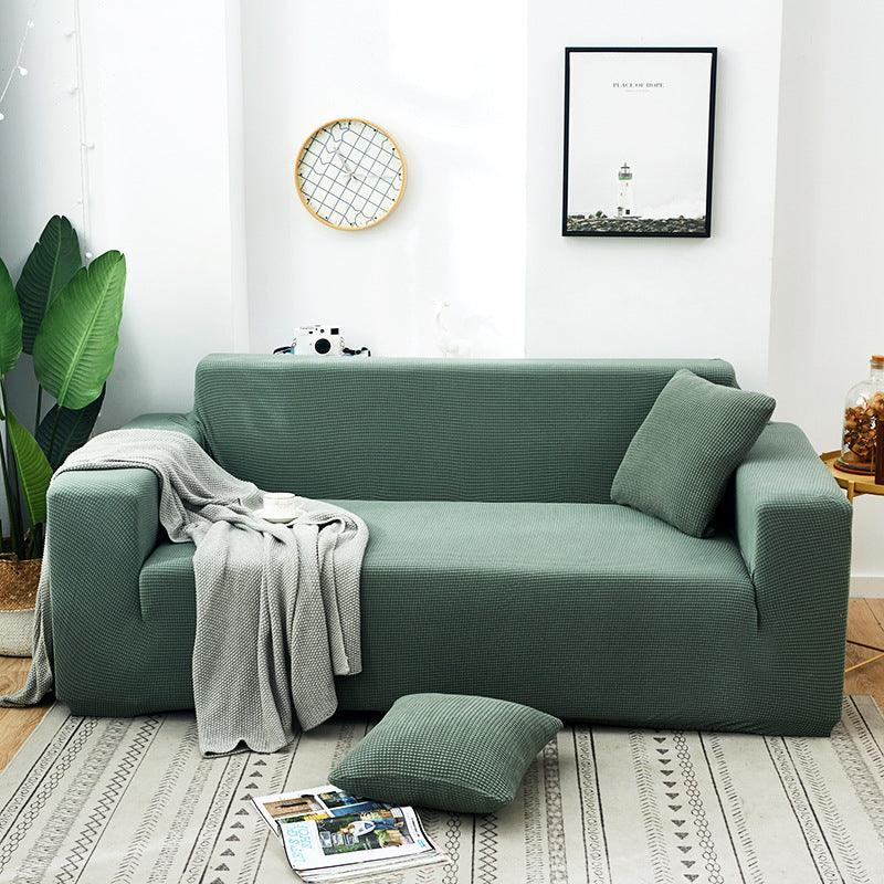 🛋️ Funda Elástica de Sofá de Punto Jacquard – Ajuste Perfecto y Protección Elegante para tu Mueble ✨💖
