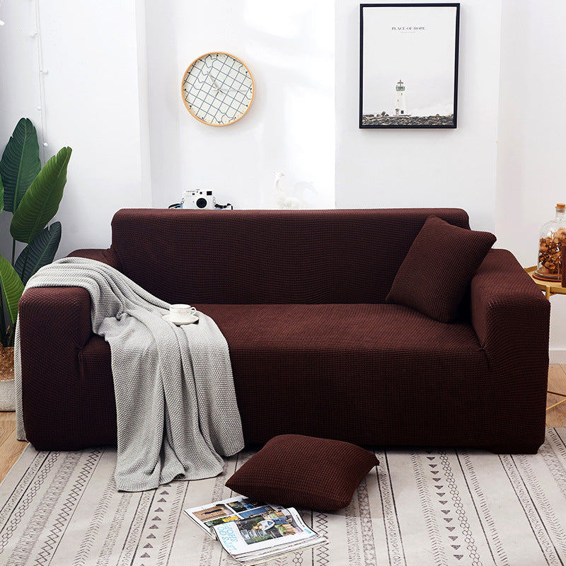 🛋️ Funda Elástica de Sofá de Punto Jacquard – Ajuste Perfecto y Protección Elegante para tu Mueble ✨💖
