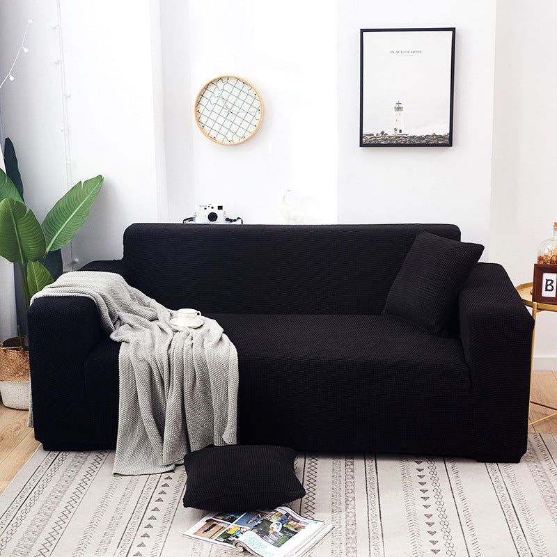 🛋️ Funda Elástica de Sofá de Punto Jacquard – Ajuste Perfecto y Protección Elegante para tu Mueble ✨💖