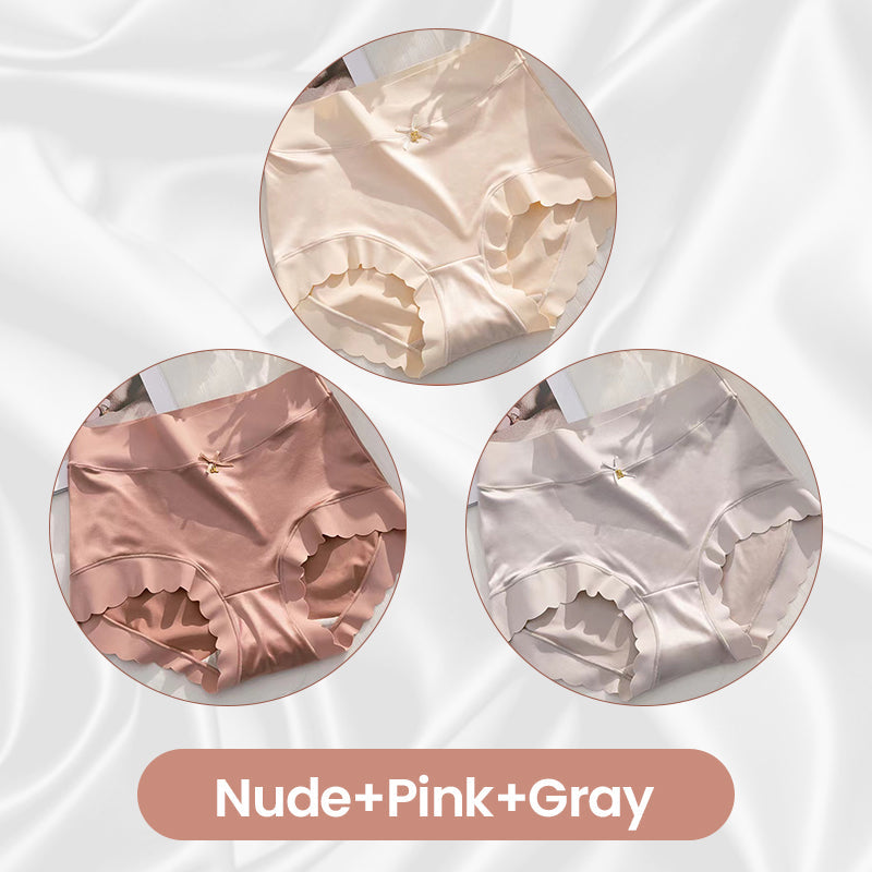 🔥 ¡50% OFF! Panties de Satén Premium Antibacteriales y Absorbentes – Suaves, Cómodos y Transpirables ✨