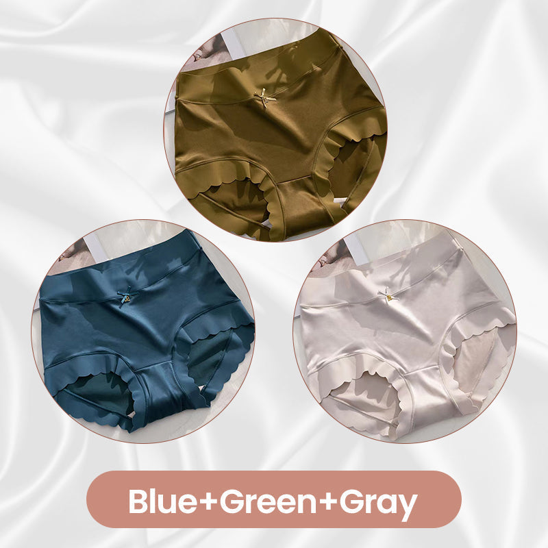 🔥 ¡50% OFF! Panties de Satén Premium Antibacteriales y Absorbentes – Suaves, Cómodos y Transpirables ✨