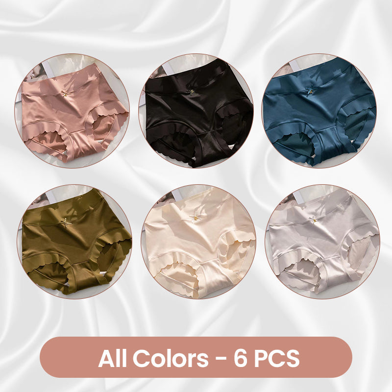 🔥 ¡50% OFF! Panties de Satén Premium Antibacteriales y Absorbentes – Suaves, Cómodos y Transpirables ✨