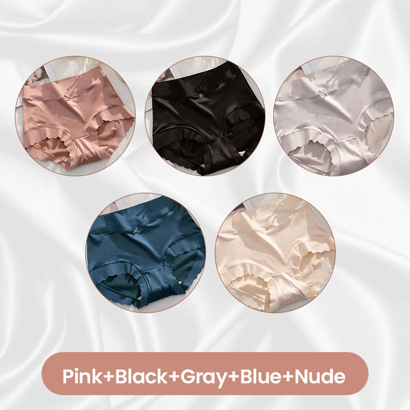 🔥 ¡50% OFF! Panties de Satén Premium Antibacteriales y Absorbentes – Suaves, Cómodos y Transpirables ✨