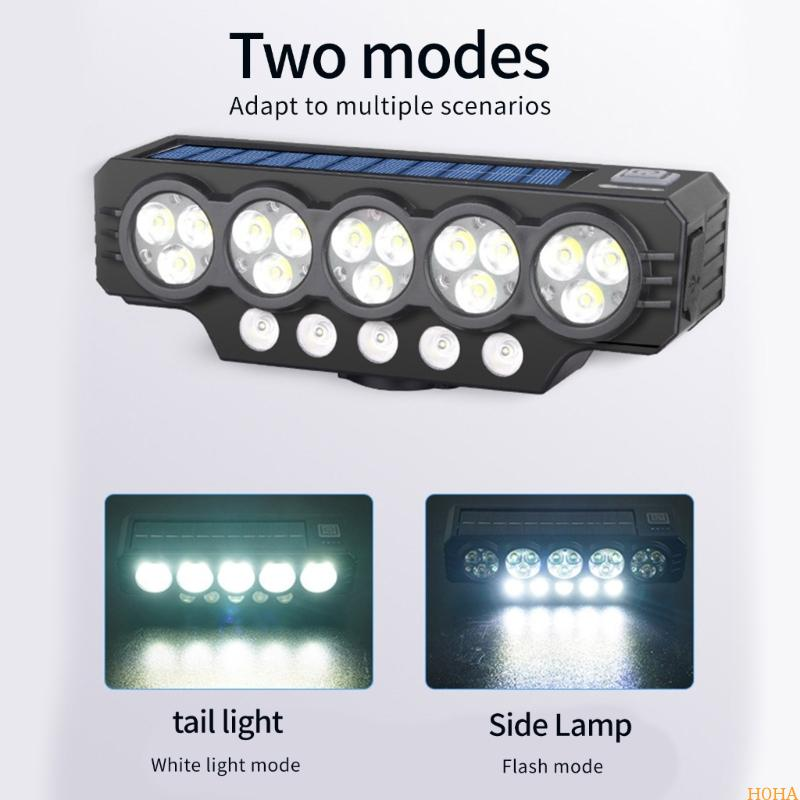 ☀️🔋 ¡Luz para Bicicleta Recargable Solar y USB! 🚚 2 Piezas con Envío Gratis – Seguridad y Visibilidad Total 🚴‍♂️✨