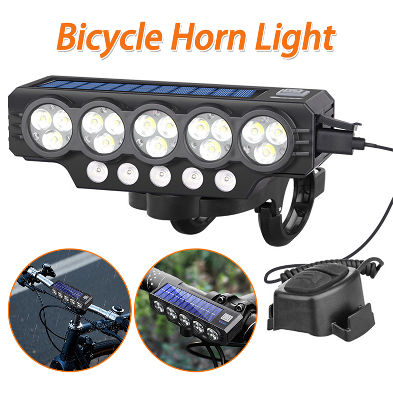 ☀️🔋 ¡Luz para Bicicleta Recargable Solar y USB! 🚚 2 Piezas con Envío Gratis – Seguridad y Visibilidad Total 🚴‍♂️✨