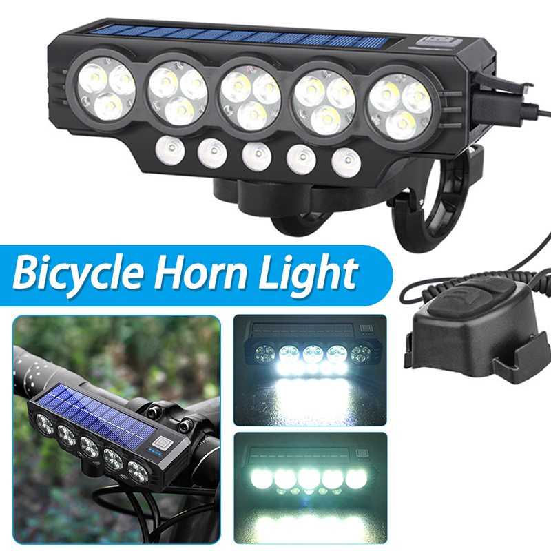 ☀️🔋 ¡Luz para Bicicleta Recargable Solar y USB! 🚚 2 Piezas con Envío Gratis – Seguridad y Visibilidad Total 🚴‍♂️✨