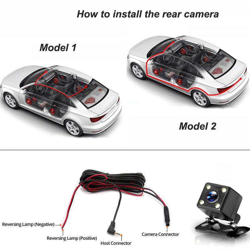 🚗🎥 ¡50% DE DESCUENTO! Dash Cam 3 Cámaras 1080P HD – Frontal + Interior + Trasera con Reversa 🔥