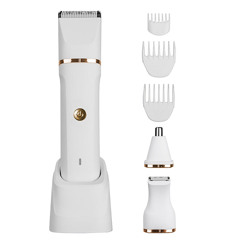 ✂️🔋 Recortadora Eléctrica 3 en 1 con Base – Precisión Profesional, Todo en un Solo Dispositivo 💈✨
