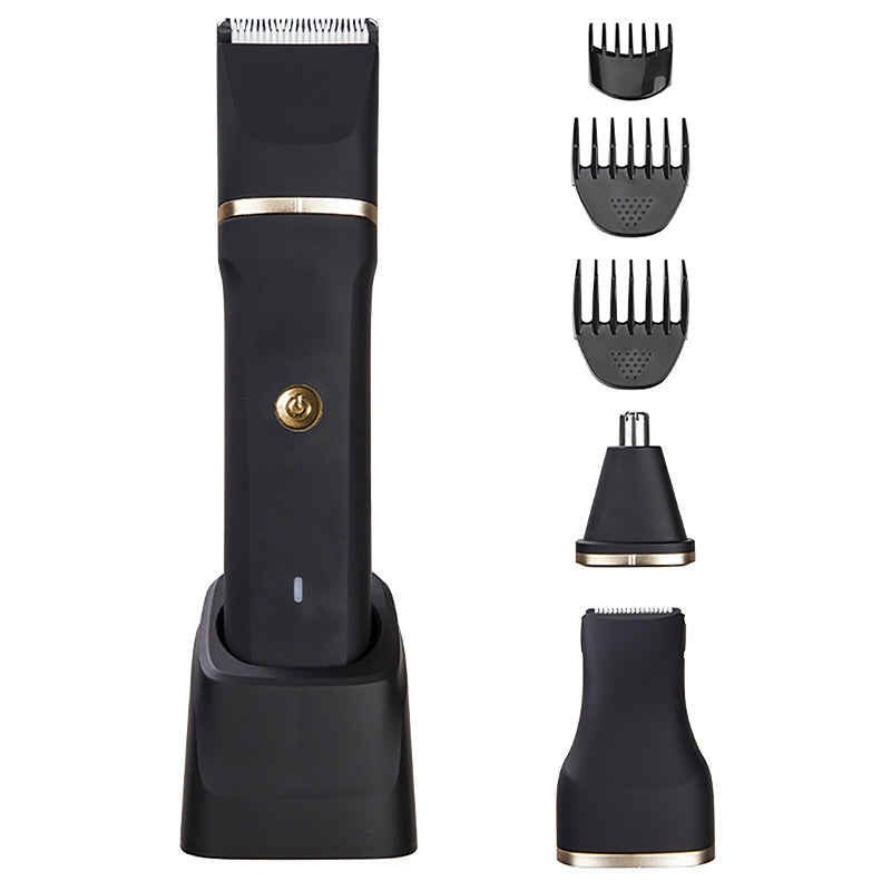 ✂️🔋 Recortadora Eléctrica 3 en 1 con Base – Precisión Profesional, Todo en un Solo Dispositivo 💈✨
