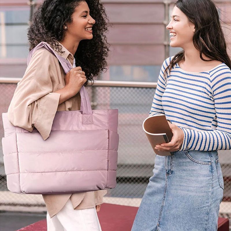 👜✨ Bolso Tote Ligero Rosa Dulce para Mujer – Estilo Elegante y Espacioso para Llevar Todo lo que Necesitas 🌸💖