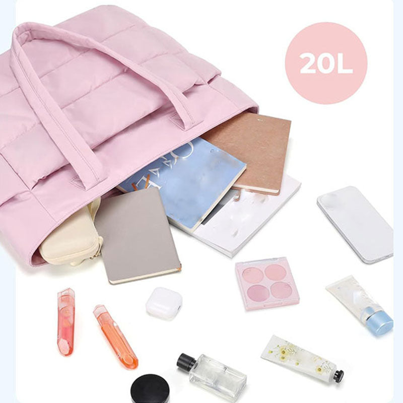 👜✨ Bolso Tote Ligero Rosa Dulce para Mujer – Estilo Elegante y Espacioso para Llevar Todo lo que Necesitas 🌸💖