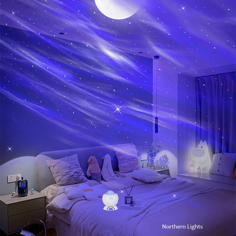 🌟🎶 Proyector de Estrellas Aurora con Altavoz Bluetooth – Crea un Ambiente Mágico con Luz y Sonido en tu Hogar ✨🔊