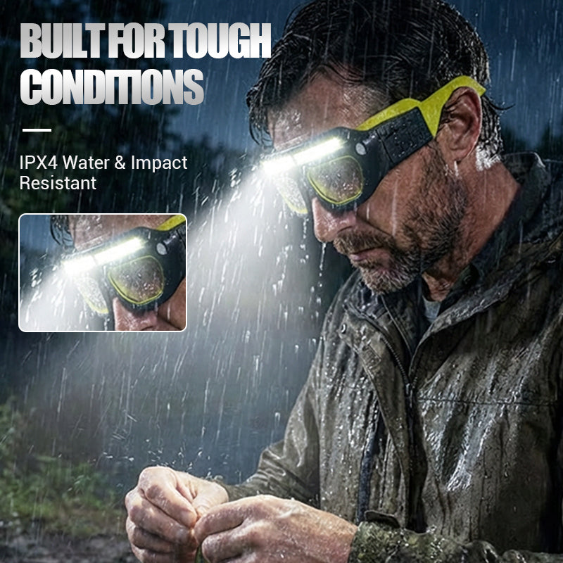 🛡️🔦 Gafas de Protección con Luz LED – Seguridad y Visión Precisa para Todo Tipo de Trabajo ✨