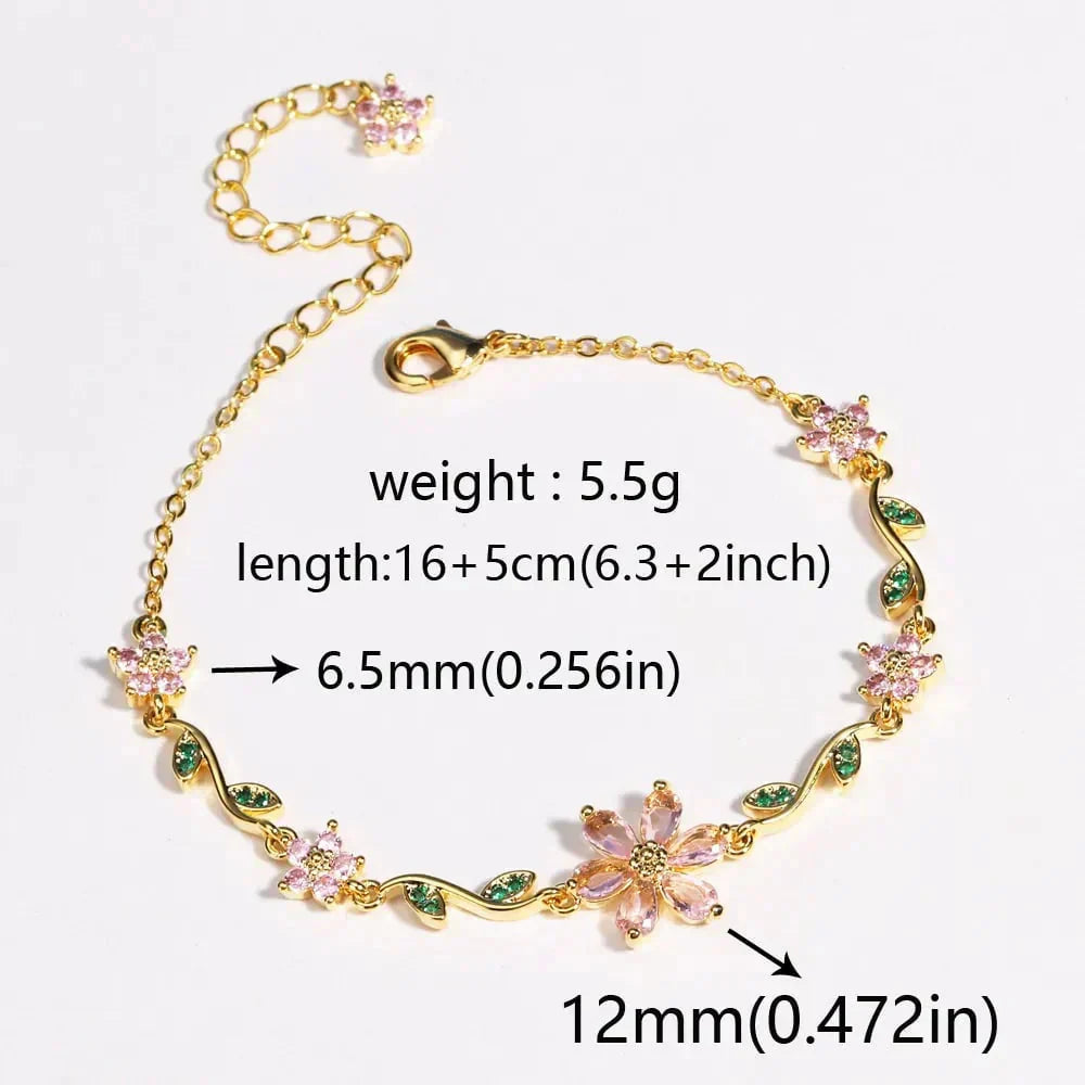 📢📢50% DE DESCUENTO! 🔥NOVEDAD 2026🔥 – Pulsera floral (Joya y regalo ideal)