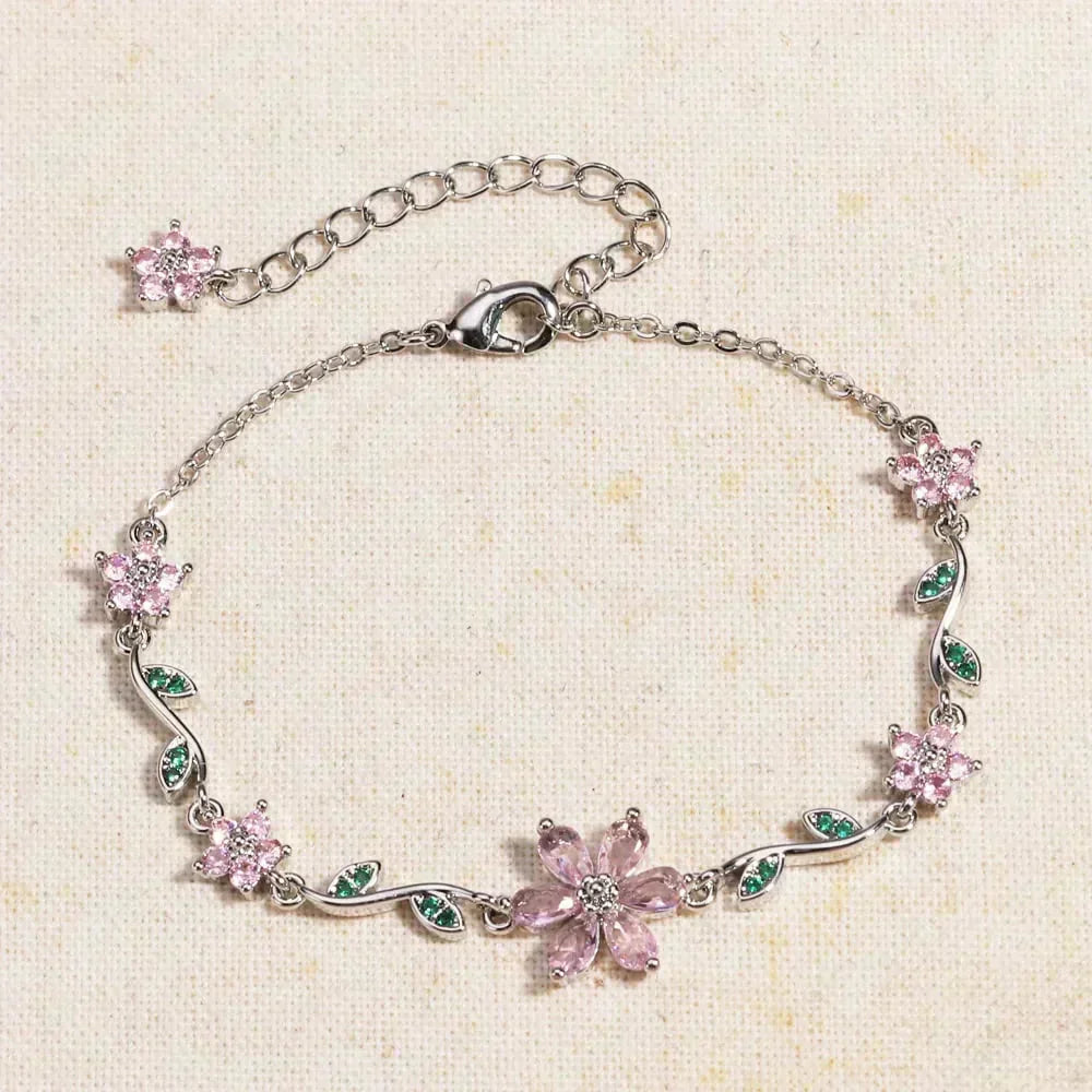 📢📢50% DE DESCUENTO! 🔥NOVEDAD 2026🔥 – Pulsera floral (Joya y regalo ideal)