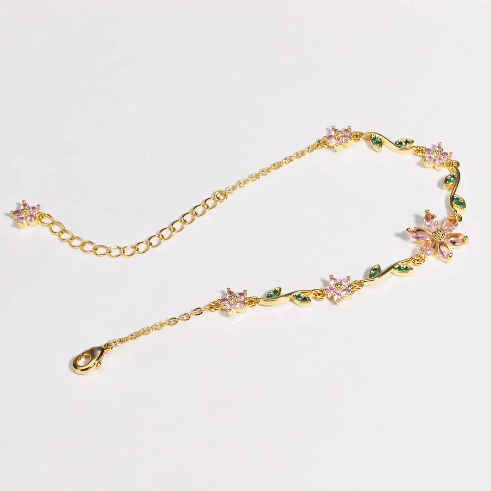 📢📢50% DE DESCUENTO! 🔥NOVEDAD 2026🔥 – Pulsera floral (Joya y regalo ideal)
