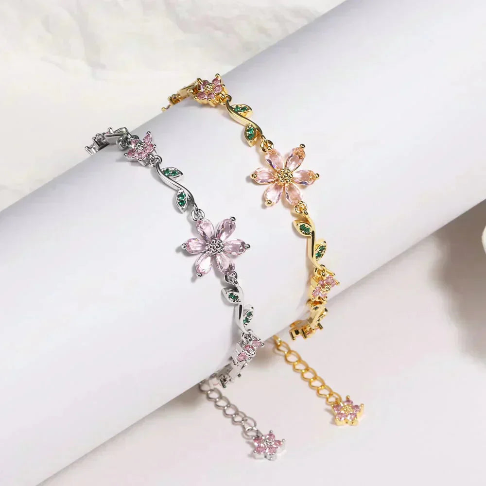 📢📢50% DE DESCUENTO! 🔥NOVEDAD 2026🔥 – Pulsera floral (Joya y regalo ideal)