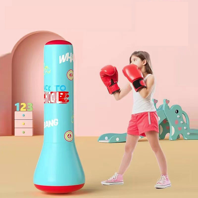 🥊🎈 Saco de Boxeo Inflable para Niños – Diversión Activa y Ejercicio en Casa 🏠💥