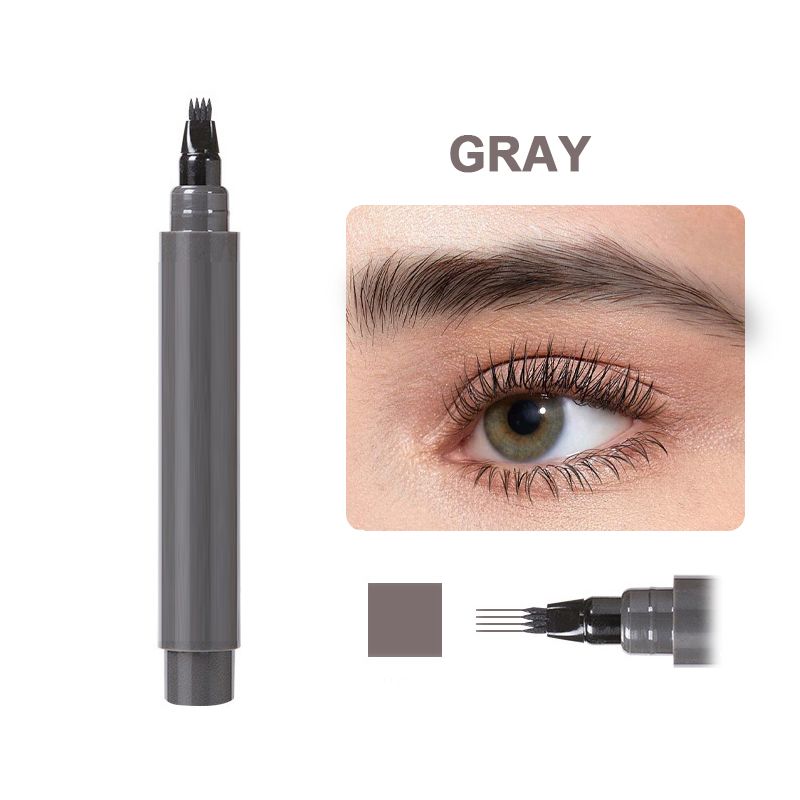 🥳Gran venta 2026🥳💞¡Se han vendido más de 50.000 piezas! ⚡💖 Plumón Impermeable de Barba y Cejas de 4 Puntas – Definición Precisa y Natural ✨