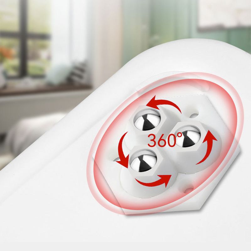 🔥 50% DE DESCUENTO 🔥 Ruedas Giratorias 360° de Tres Bolas (Pack de 4) – Movimiento Suave y Sin Rayar Pisos 🛠️✨