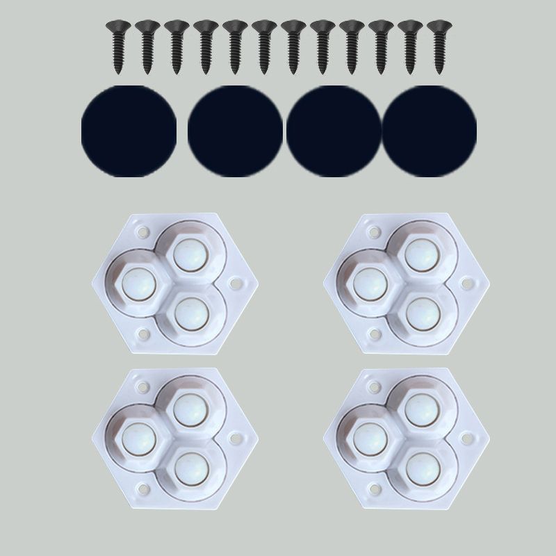 🔥 50% DE DESCUENTO 🔥 Ruedas Giratorias 360° de Tres Bolas (Pack de 4) – Movimiento Suave y Sin Rayar Pisos 🛠️✨