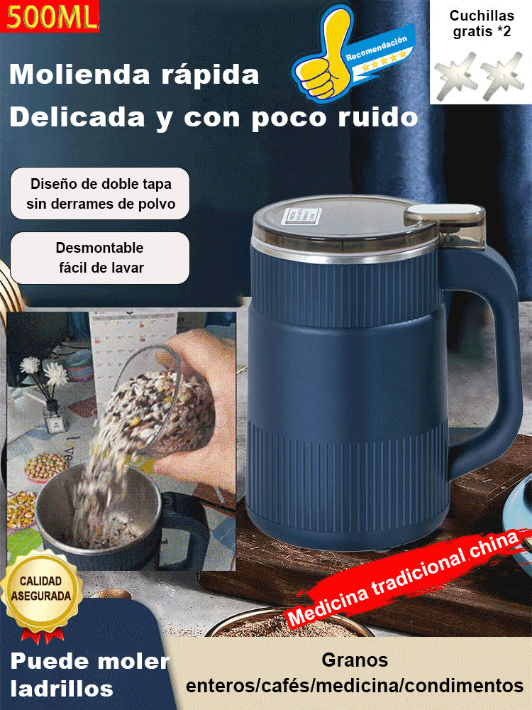 🔥🏠 Máquina Eléctrica para Moler Polvo en Casa – Rápida, Compacta y Potente ⚡