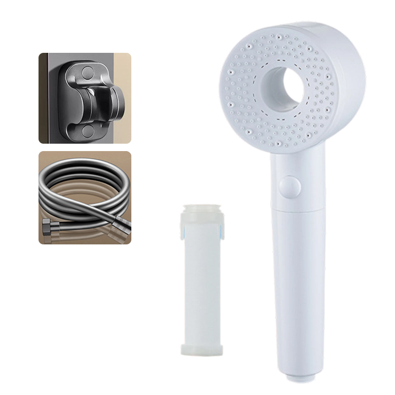 🚿 Cabezal de Ducha Filtrado de Alta Presión con 5 Modos   Incluye Manguera y Base – Agua Potente y Suave 💦✨