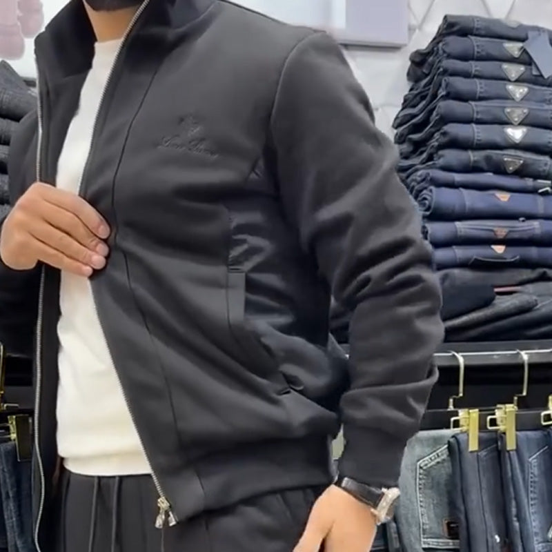 🔥 50% DE DESCUENTO 🔥 Conjunto Casual de Hombre – Chaqueta y Pantalón Dos Piezas, Estilo Cómodo y Moderno 👕👖✨
