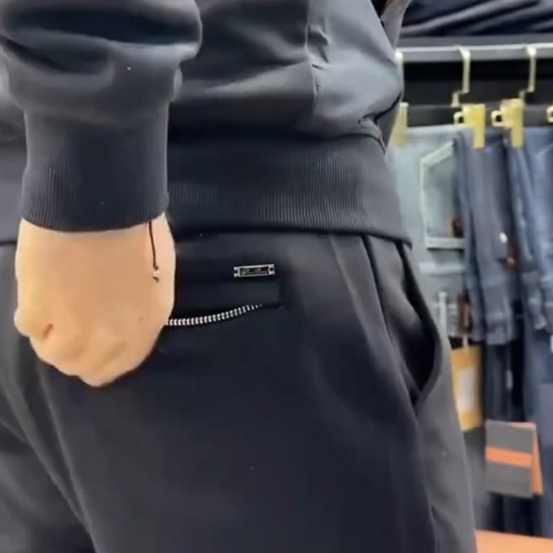 🔥 50% DE DESCUENTO 🔥 Conjunto Casual de Hombre – Chaqueta y Pantalón Dos Piezas, Estilo Cómodo y Moderno 👕👖✨