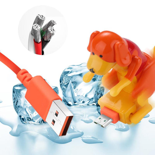⏰🔥 ¡50% DE DESCUENTO POR TIEMPO LIMITADO! ⚡ Cable de Carga Rápida con Diseño de Perro Jorobado – Divertido y Funcional 🐶✨