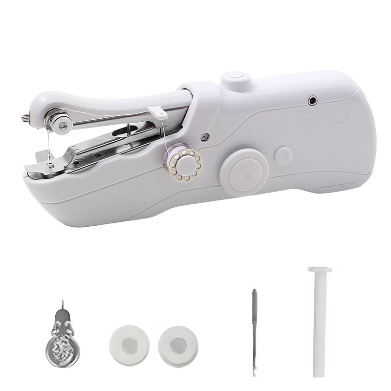 🔥 50% DE DESCUENTO 🔥  Mini Máquina de Coser Eléctrica Quick Se – Compacta, Rápida y Fácil de Usar ✂️🧵