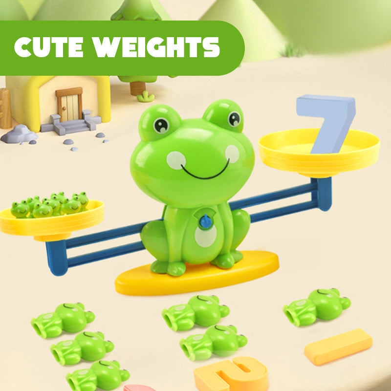 🐸 Juguete Educativo de Matemáticas con Balanza de Rana   Aprende Sumas y Restas Jugando 🧮✨
