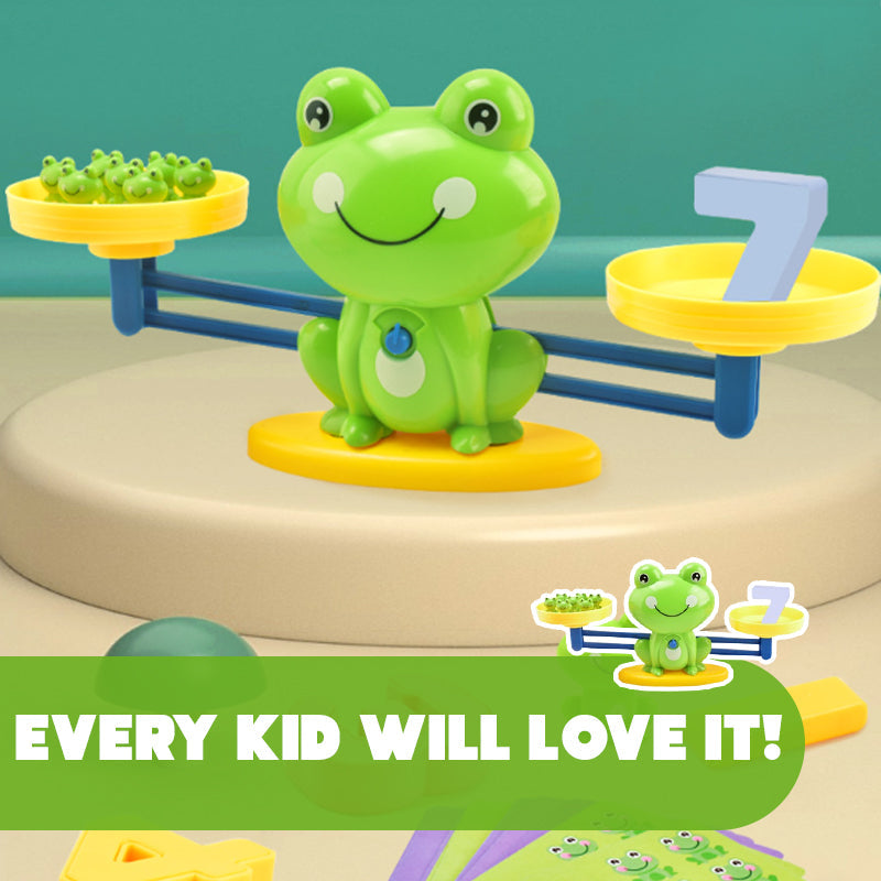 🐸 Juguete Educativo de Matemáticas con Balanza de Rana   Aprende Sumas y Restas Jugando 🧮✨