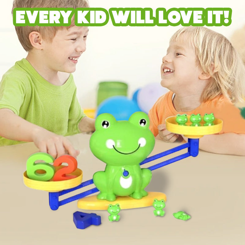 🐸 Juguete Educativo de Matemáticas con Balanza de Rana   Aprende Sumas y Restas Jugando 🧮✨