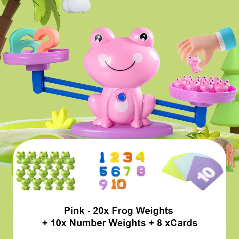 🐸 Juguete Educativo de Matemáticas con Balanza de Rana   Aprende Sumas y Restas Jugando 🧮✨